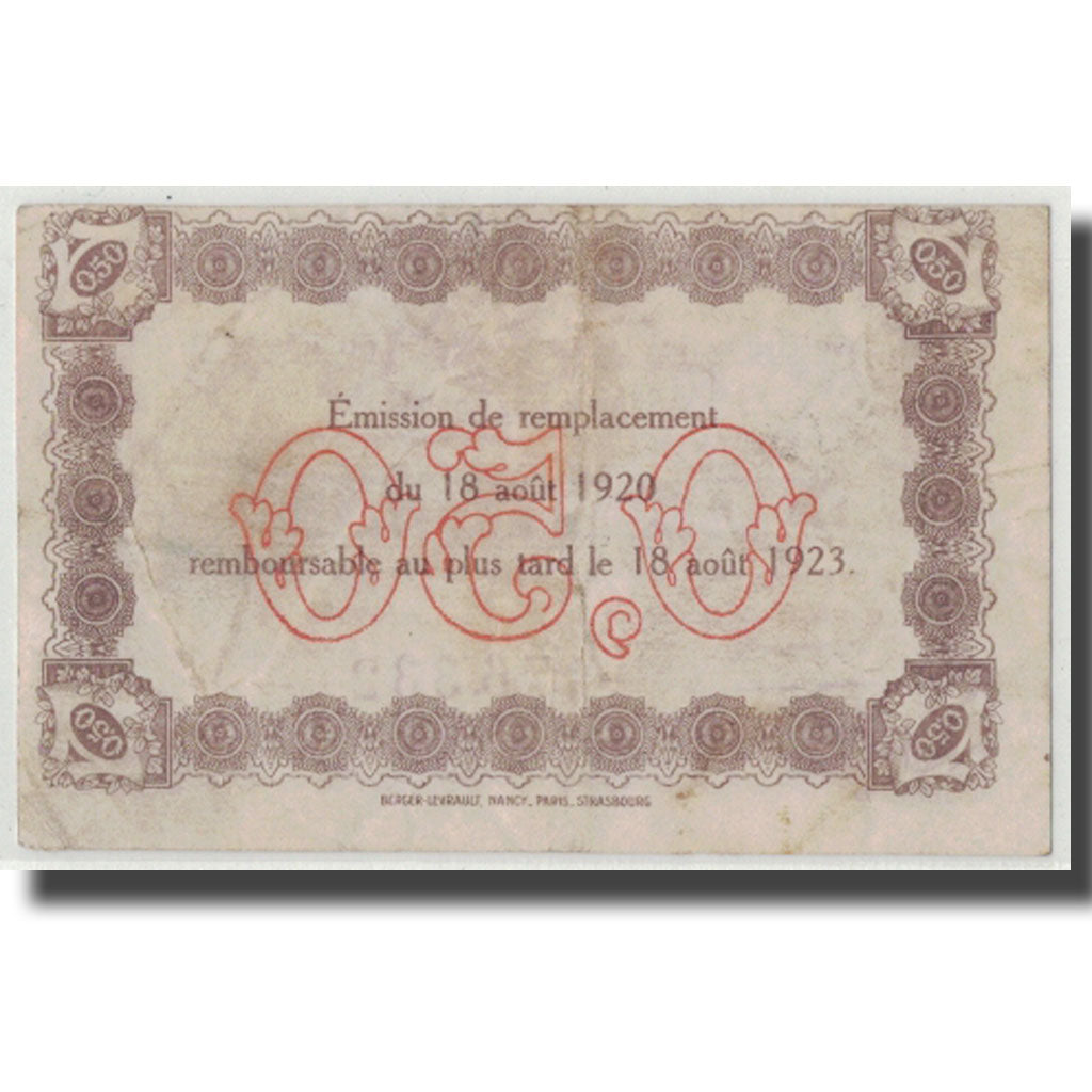Francia, Le Havre, 50 Centimes, 1920, BB+, Pirot:68-29