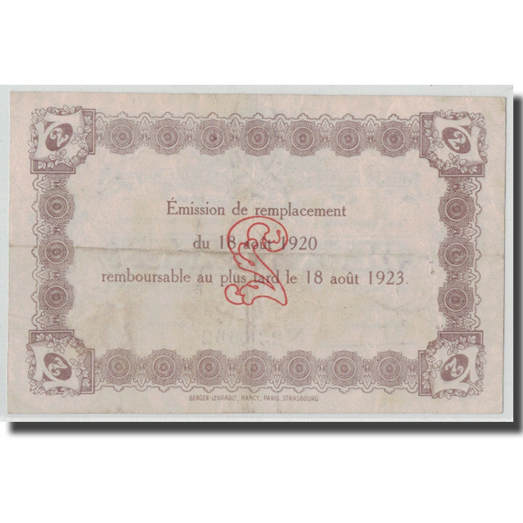 France, Le Havre, 2 Francs, 1920, EF(40-45), Pirot:68-30