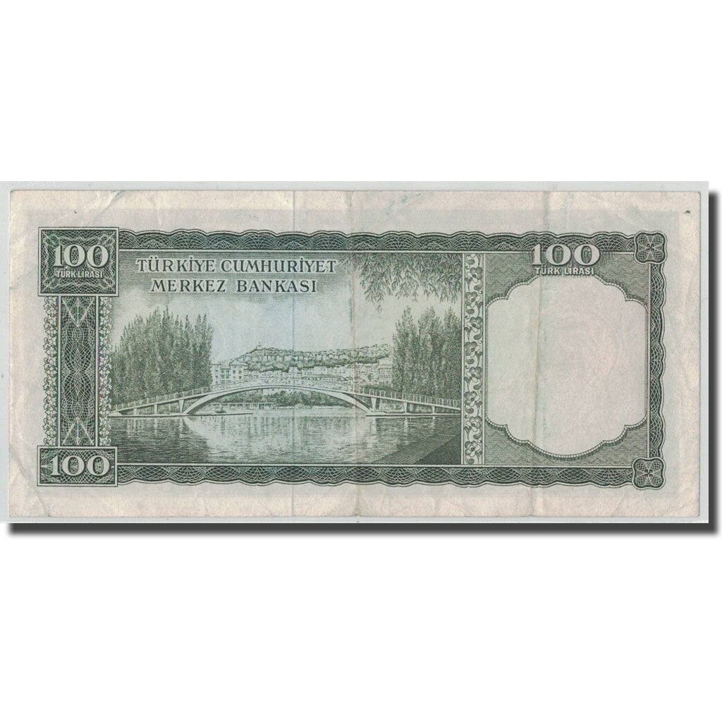 Banknote, Turkey, 100 Lira, L.1930, 1964.10.01, KM:177a, EF(40-45)