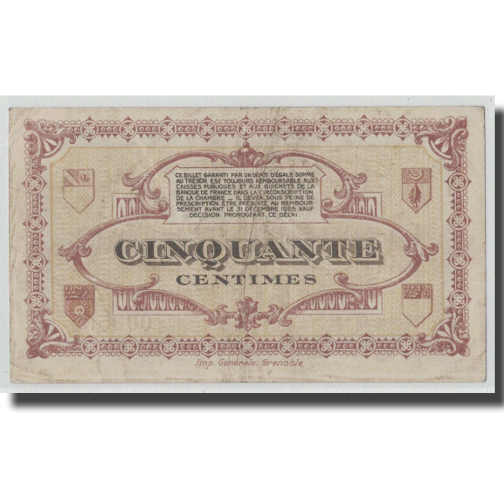 Frankreich, Lons-le-Saunier, 50 Centimes, SS+, Pirot:74-17