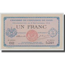 France, Lyon, 1 Franc, 1915, UNC(63), Pirot:77-6