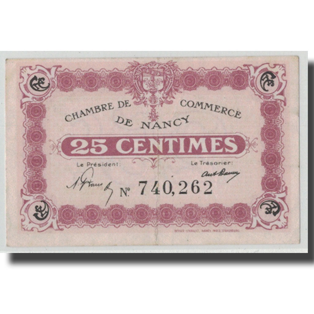 Frankreich, Nancy, 25 Centimes, SS+, Pirot:87-62