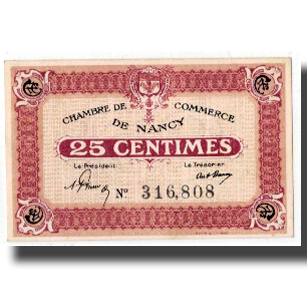 Francja, Nancy, 25 Centimes, Undated, UNC(65-70), Pirot:87-56