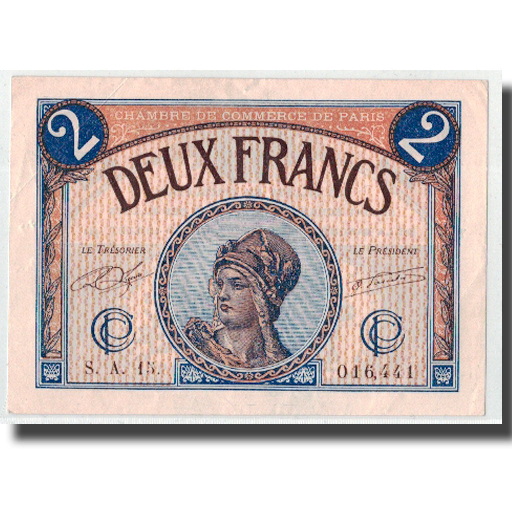 France, Paris, 2 Francs, 1920, SUP, Pirot:97-28
