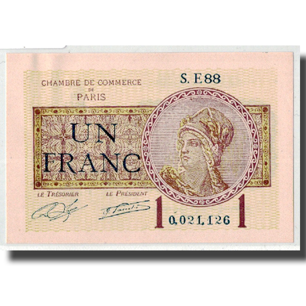 Frankreich, Paris, 1 Franc, 1920, UNZ-, Pirot:97-23