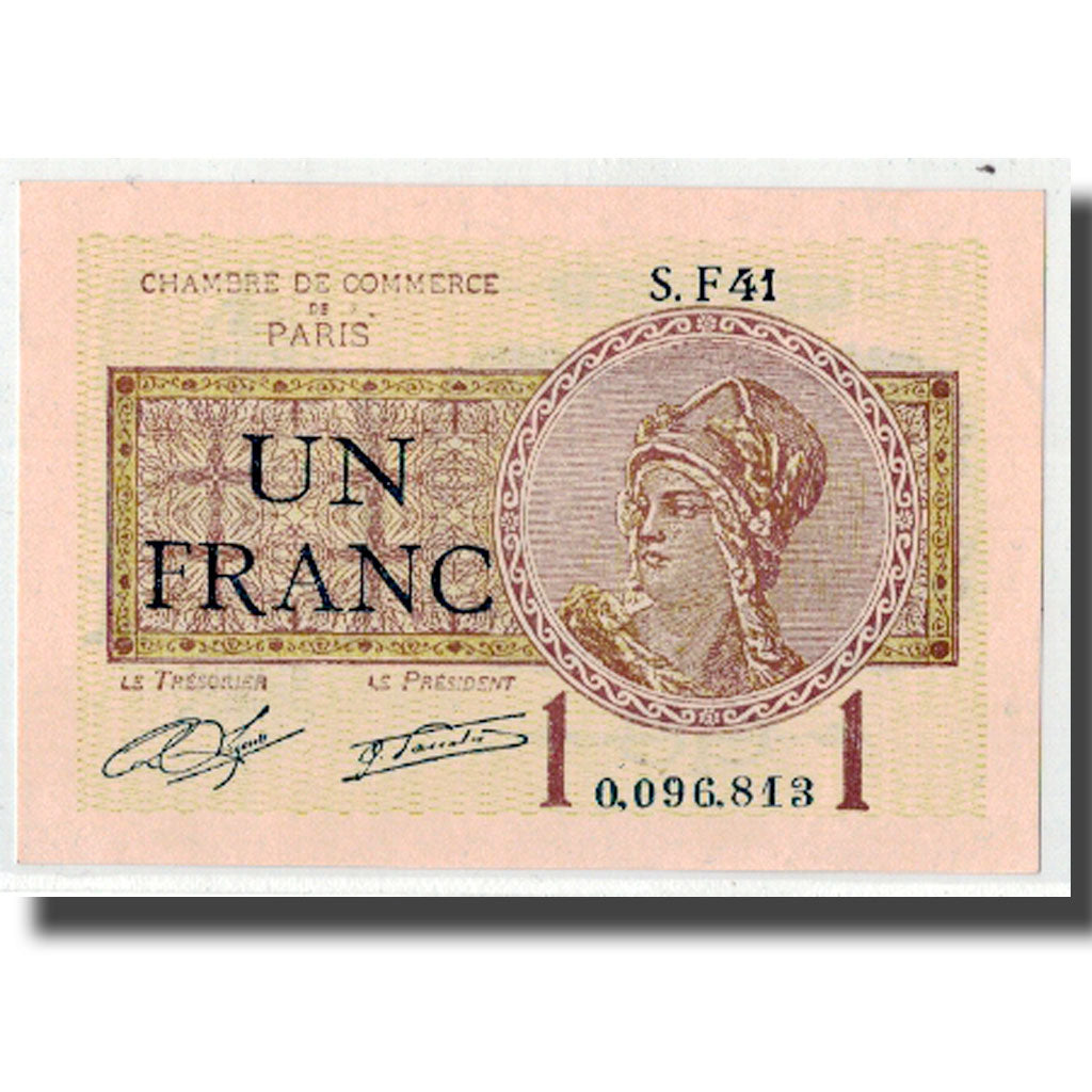 Frankreich, Paris, 1 Franc, 1920, UNZ, Pirot:97-23