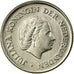 Monnaie, Pays-Bas, Juliana, 25 Cents, 1966, TTB+, Nickel, KM:183