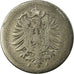 Coin, GERMANY - EMPIRE, Wilhelm I, 5 Pfennig, 1875, Hambourg, VG(8-10)