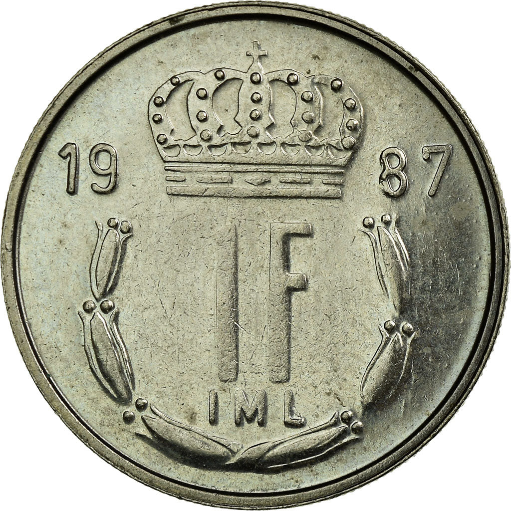 Monnaie, Luxembourg, Jean, Franc, 1987, TTB, Copper-nickel, KM:59