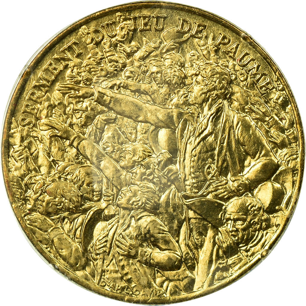 France, Medal, Révolution Française, Serment du Jeu de Paume, 1989, MS(65-70)