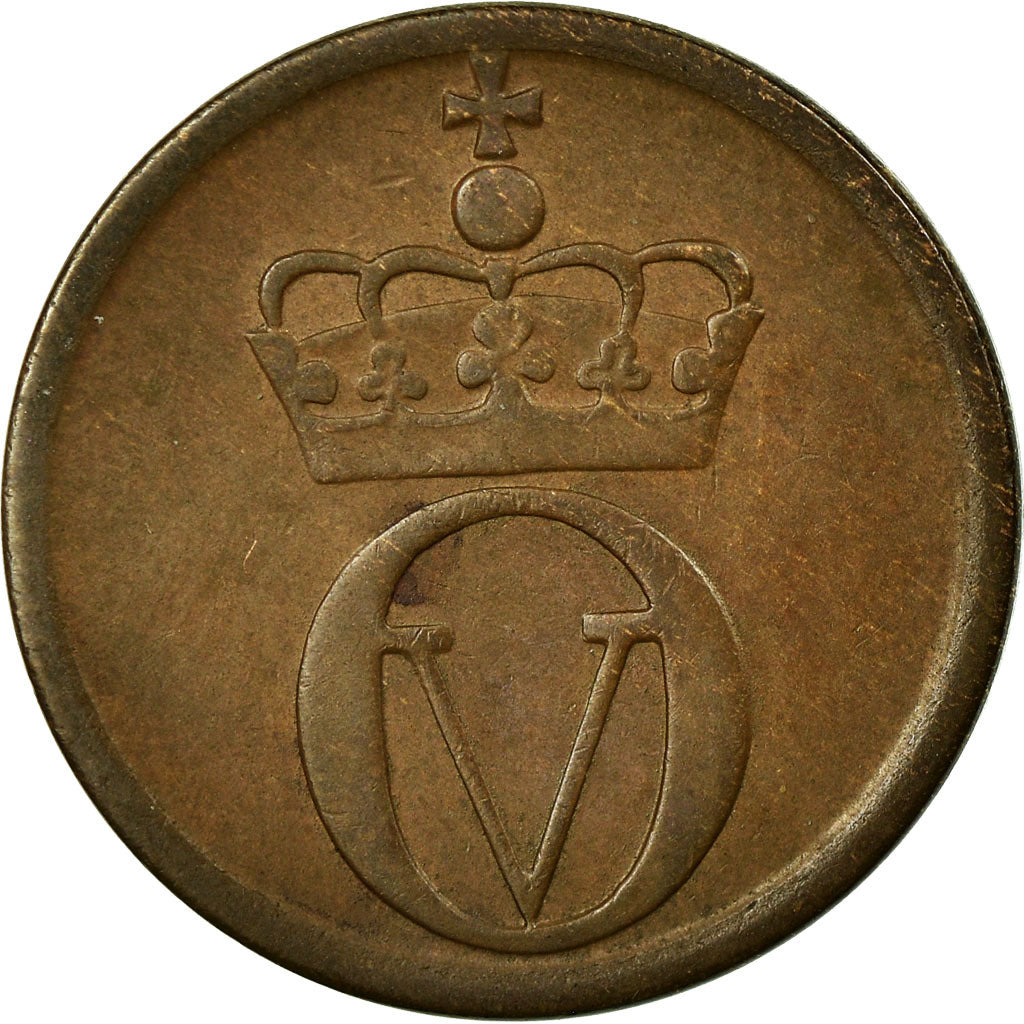 Coin, Norway, Olav V, 2 Öre, 1962, EF(40-45), Bronze, KM:410