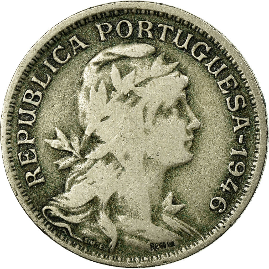 Coin, Portugal, 50 Centavos, 1946, VF(20-25), Copper-nickel, KM:577
