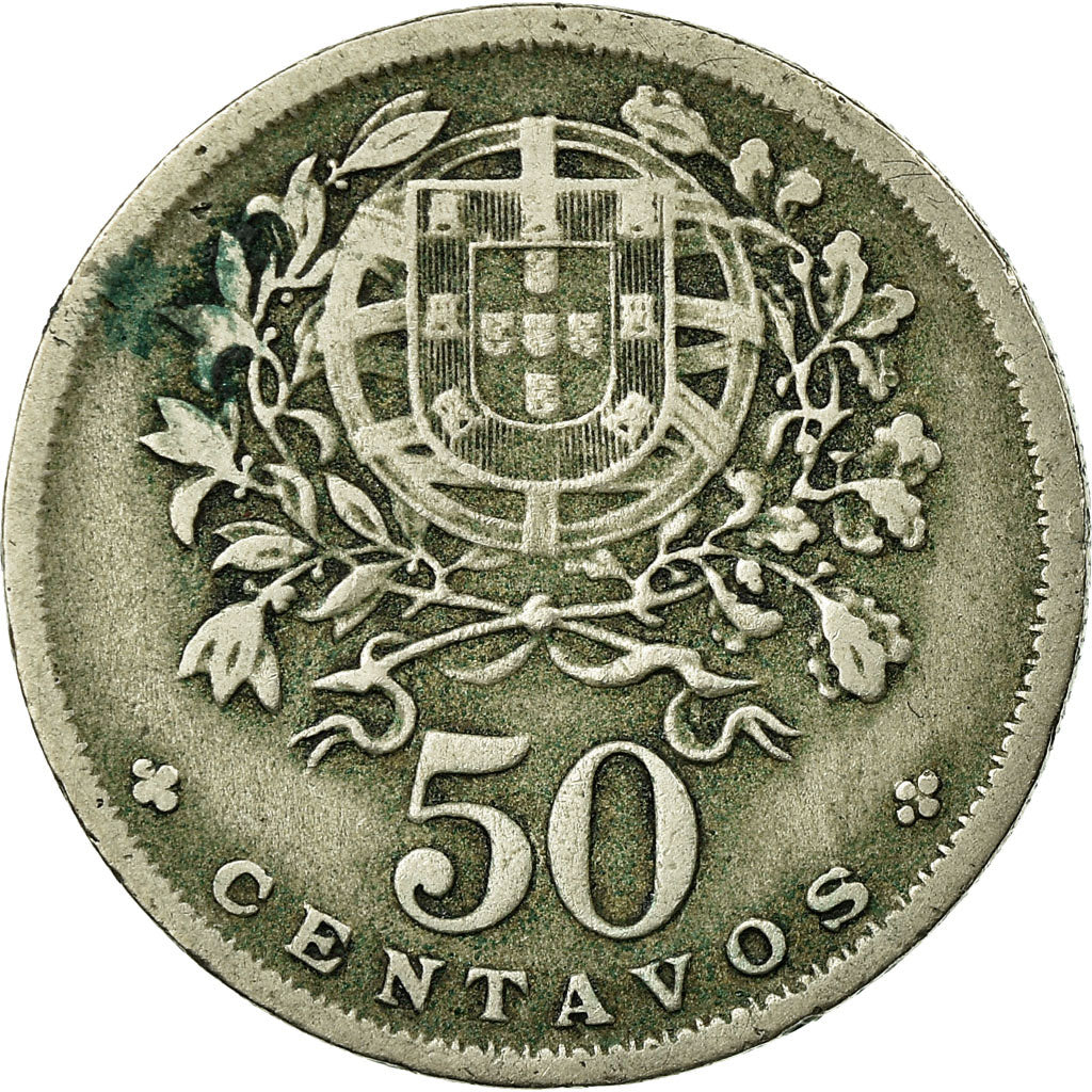 Coin, Portugal, 50 Centavos, 1946, VF(20-25), Copper-nickel, KM:577