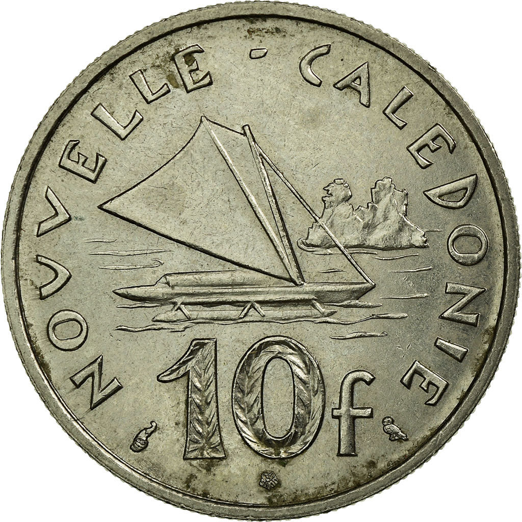 Coin, New Caledonia, 10 Francs, 1967, Paris, EF(40-45), Nickel, KM:5