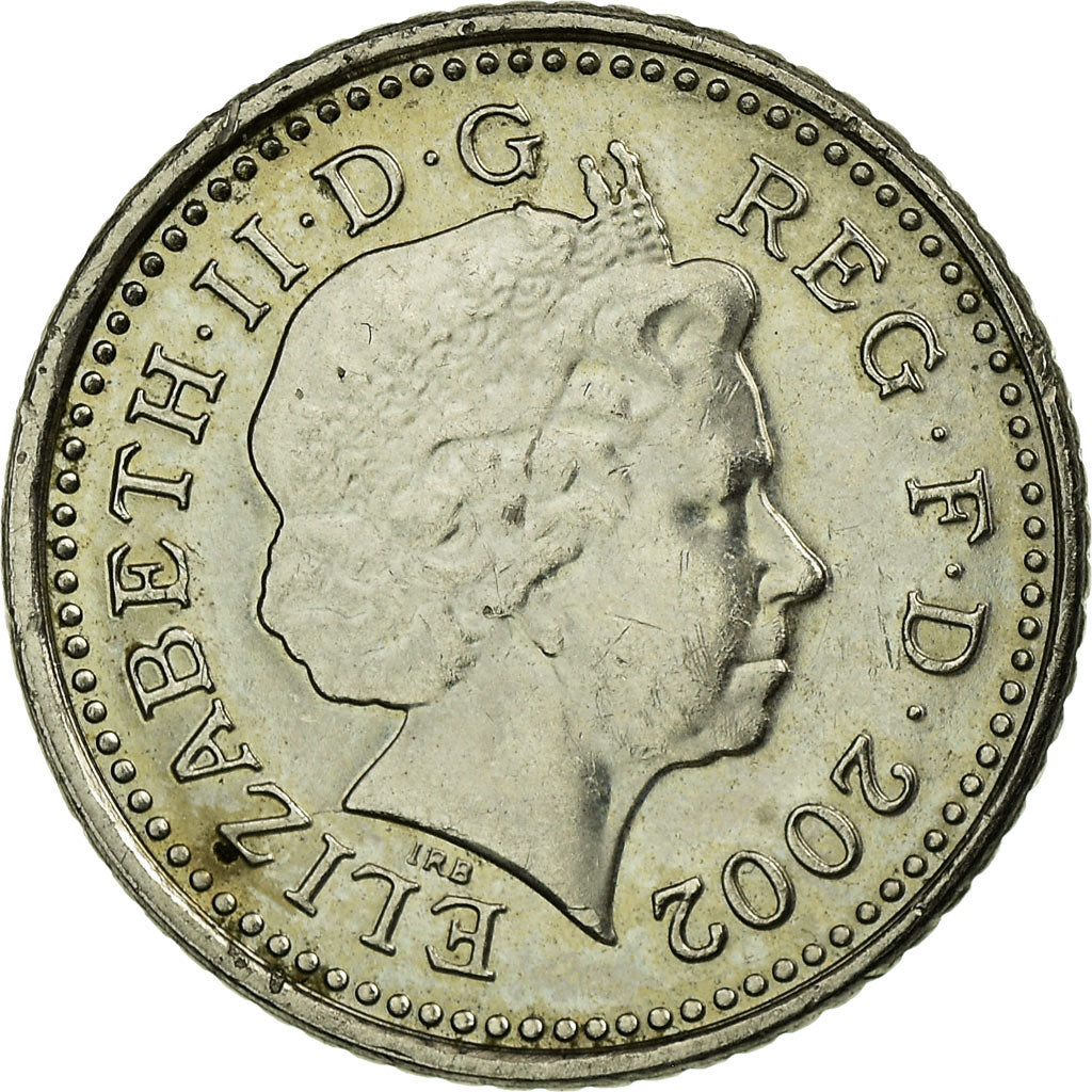 Coin, Great Britain, Elizabeth II, 5 Pence, 2002, EF(40-45), Copper-nickel