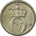 Coin, Norway, Olav V, 10 Öre, 1966, AU(55-58), Copper-nickel, KM:411