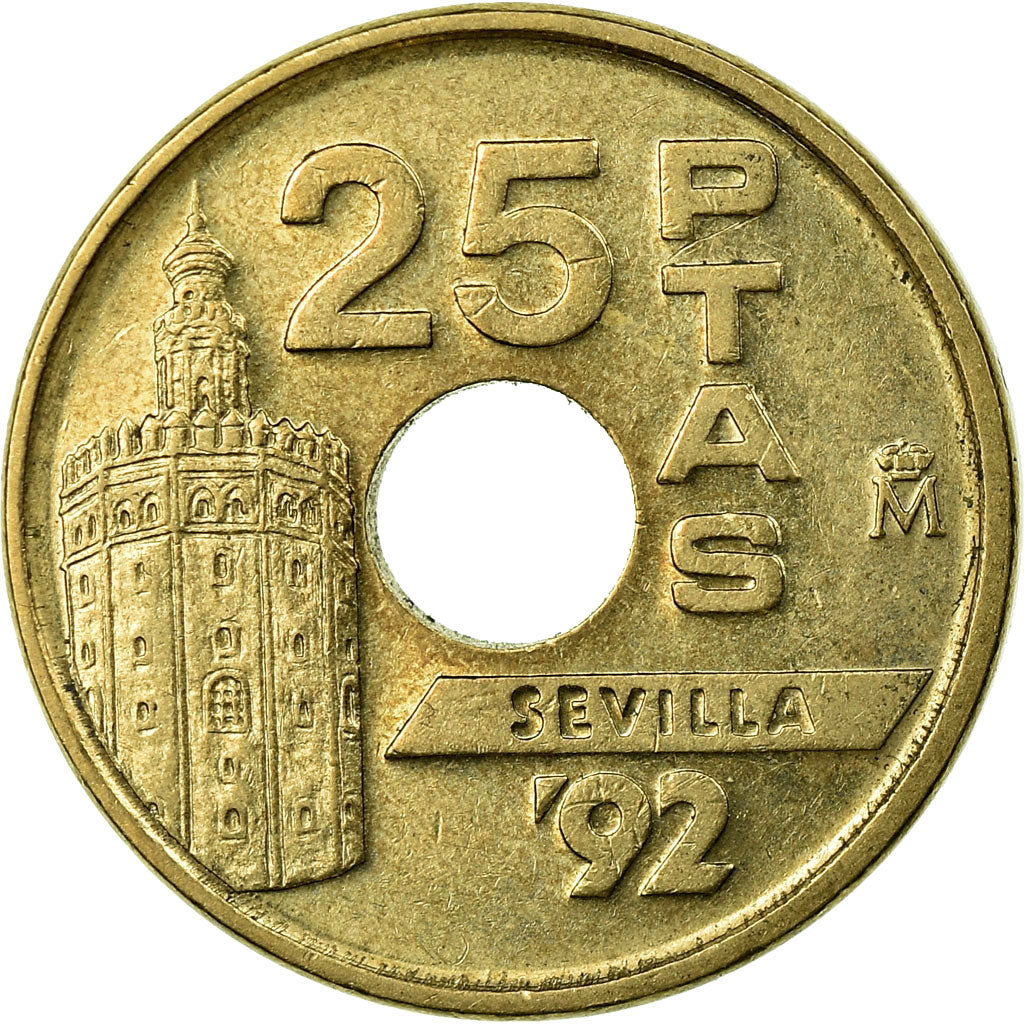 Coin, Spain, Juan Carlos I, 25 Pesetas, 1992, Madrid, EF(40-45)