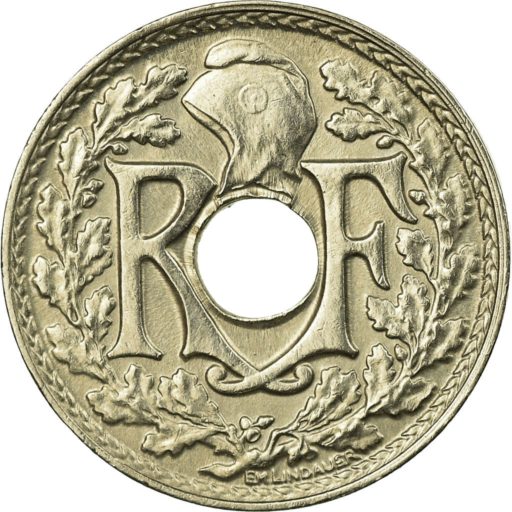 Coin, France, Lindauer, 5 Centimes, 1939, EF(40-45), Nickel-Bronze, KM:875a