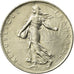 Moeda, França, Semeuse, Franc, 1975, Paris, EF(40-45), Níquel, KM:925.1