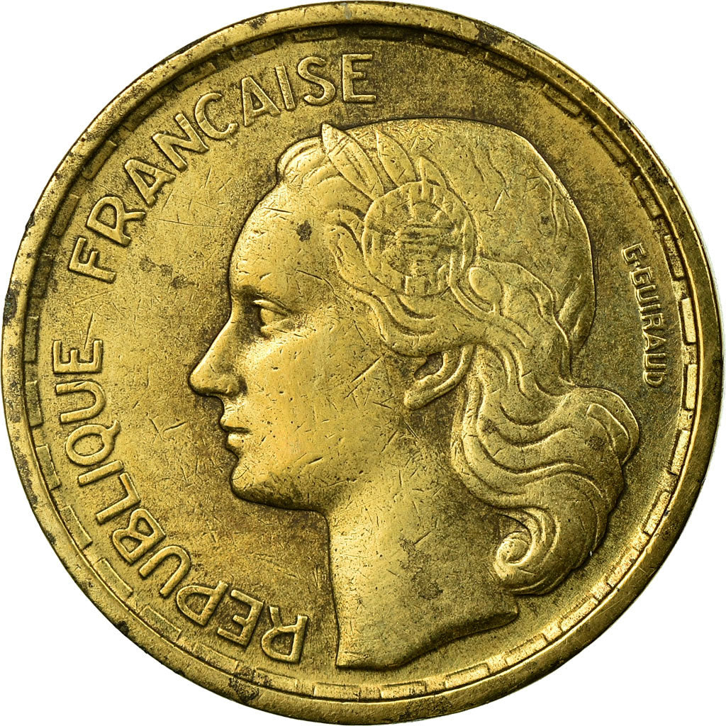 Coin, France, Guiraud, 10 Francs, 1950, Beaumont - Le Roger, VF(30-35)