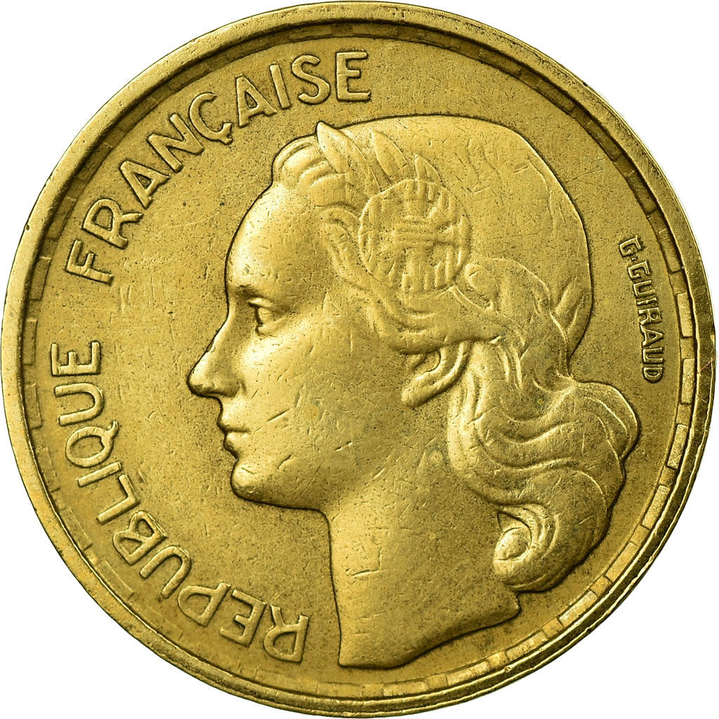 Coin, France, Guiraud, 10 Francs, 1954, Beaumont - Le Roger, VF(30-35)
