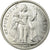 Moeda, Polinésia Francesa, 2 Francs, 1965, MS(60-62), Alumínio, KM:3