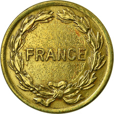 Moneda, Francia, France Libre, 2 Francs, 1944, Philadelphia, MBC, Latón