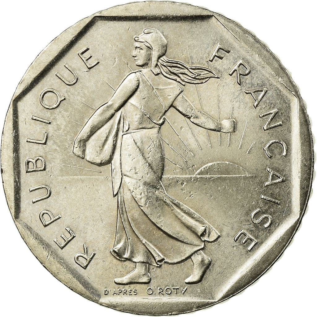 Moneta, Francia, Semeuse, 2 Francs, 1996, SPL-, Nichel, KM:942.2, Gadoury:547