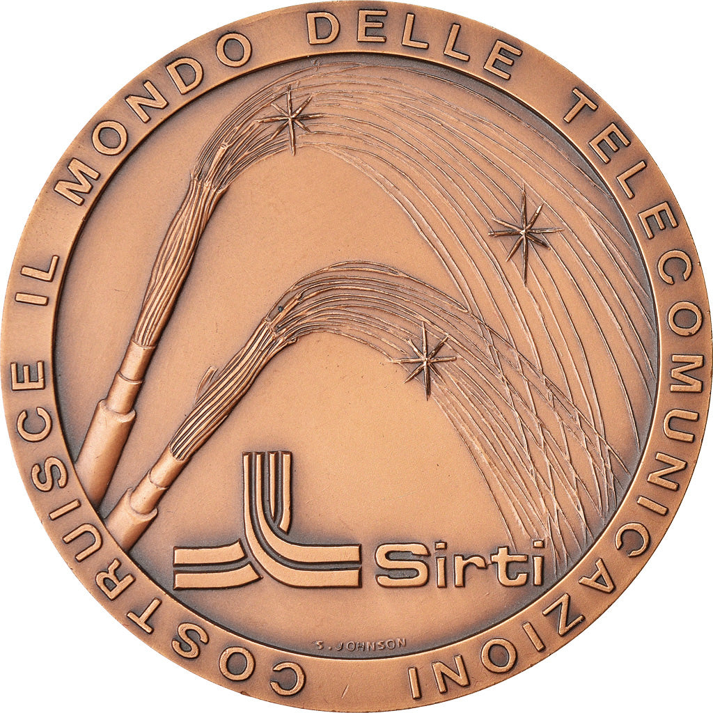Italie, Médaille, Sirti, Telecomunicazioni, Business & industry, Teruggi, FDC
