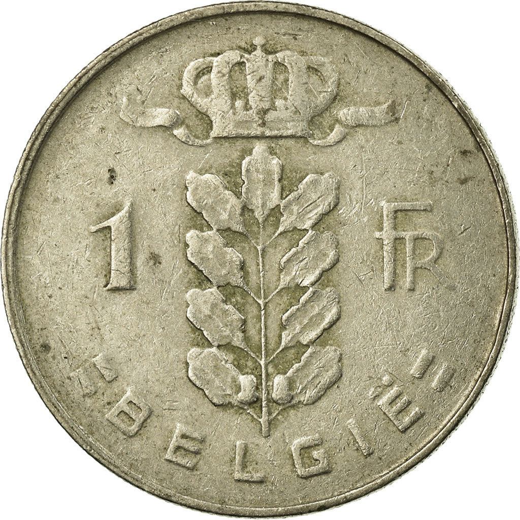 Coin, Belgium, Franc, 1965, VF(20-25), Copper-nickel, KM:143.1
