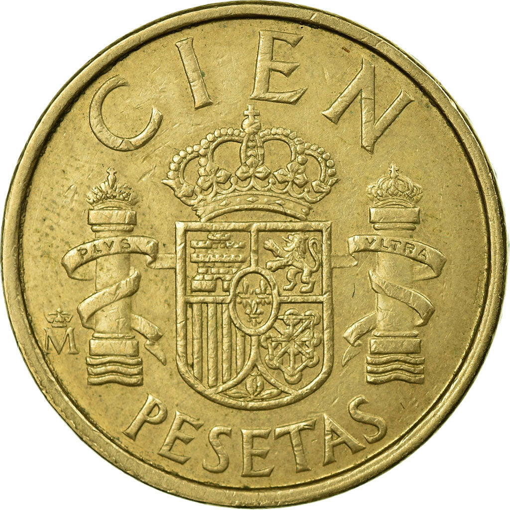 Moneda, España, Juan Carlos I, 100 Pesetas, 1984, Madrid, MBC, Aluminio -