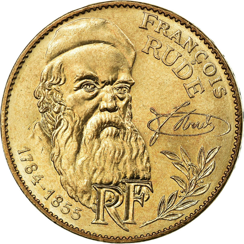 Coin, France, François Rude, 10 Francs, 1984, AU(55-58), Nickel-Bronze, KM:954