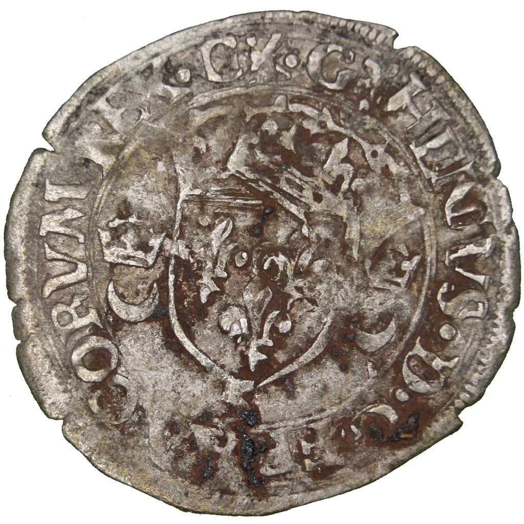 France, Douzain, 1550, Grenoble, Billon, VF(30-35), Duplessy:997