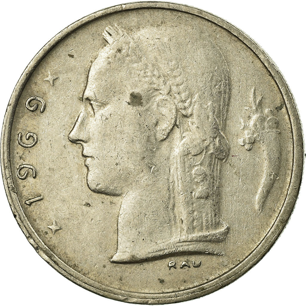 Monnaie, Belgique, Franc, 1969, TB+, Copper-nickel, KM:142.1