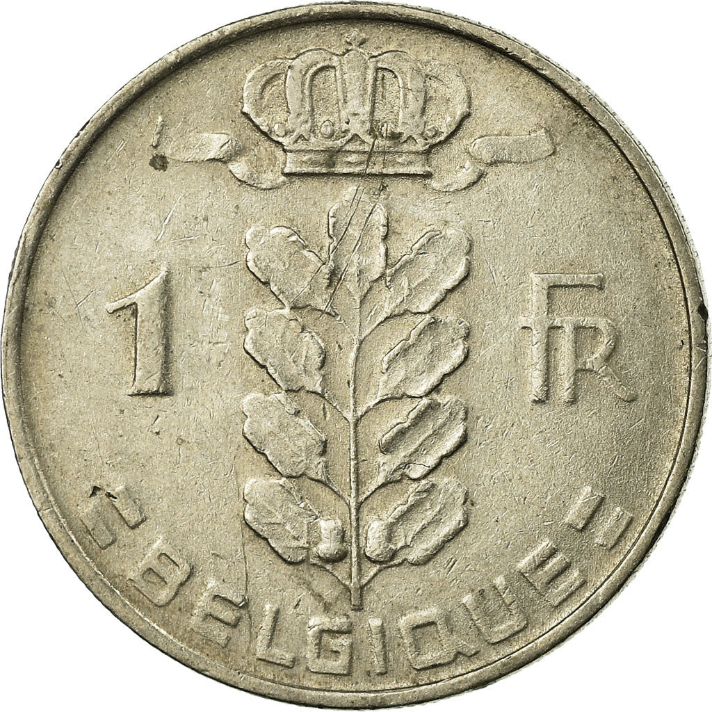 Monnaie, Belgique, Franc, 1969, TB+, Copper-nickel, KM:142.1