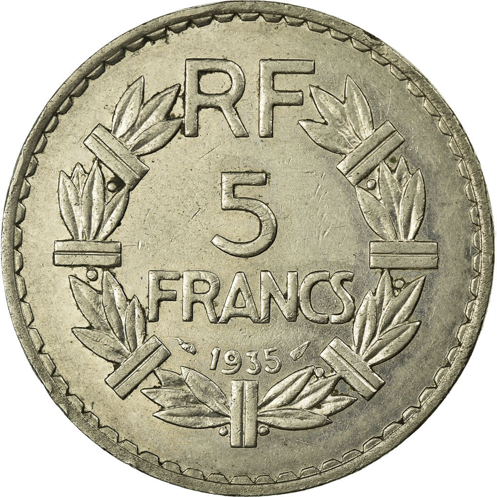 Monnaie, France, Lavrillier, 5 Francs, 1935, Paris, TTB, Nickel, Gadoury:760