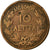 Moneta, Grecja, George I, 10 Lepta, 1882, F(12-15), Miedź, KM:55