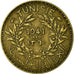 Coin, Tunisia, Anonymous, Franc, 1941, Paris, EF(40-45), Aluminum-Bronze, KM:247