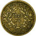 Coin, Tunisia, Anonymous, 50 Centimes, 1921, Paris, EF(40-45), Aluminum-Bronze