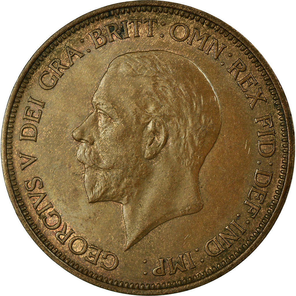 Coin, Great Britain, George V, Penny, 1936, EF(40-45), Bronze, KM:838