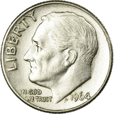 Münze, Vereinigte Staaten, Roosevelt Dime, Dime, 1964, U.S. Mint, Philadelphia