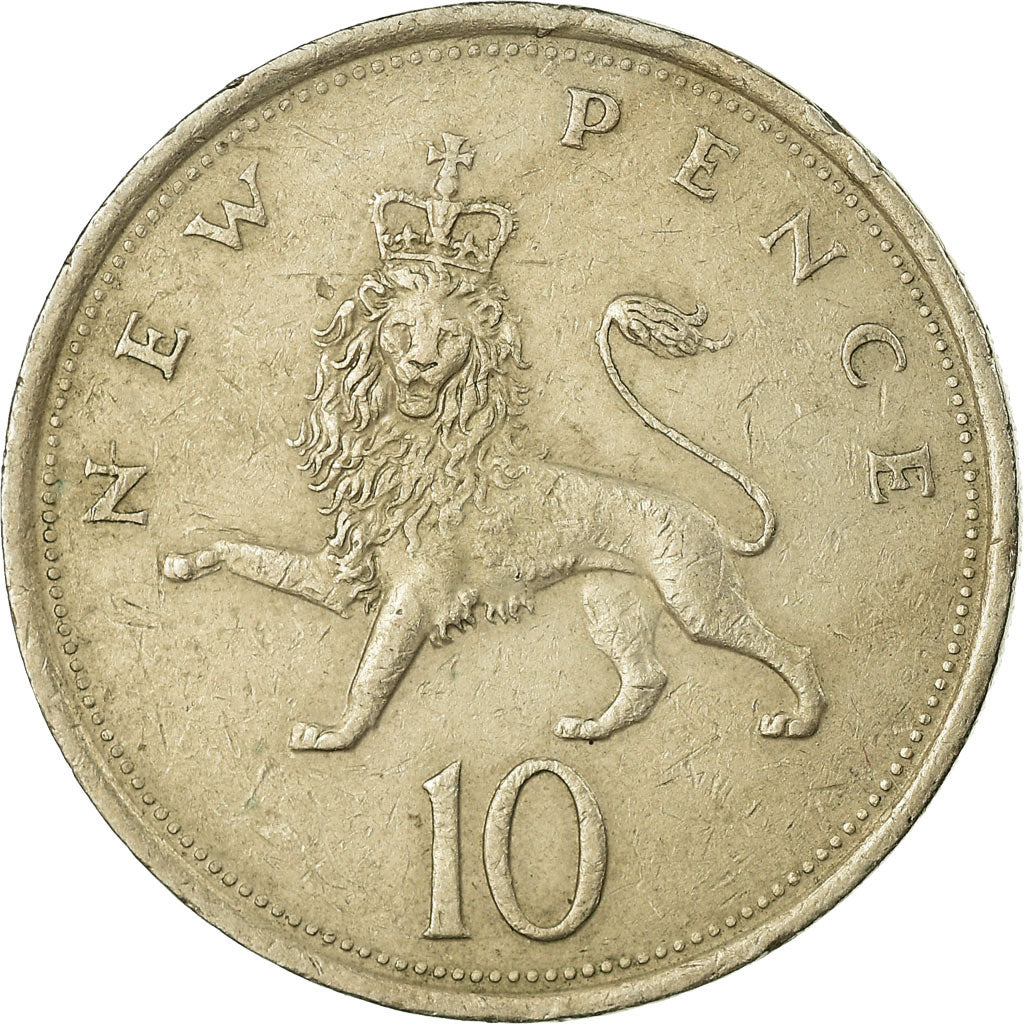 Monnaie, Grande-Bretagne, Elizabeth II, 10 New Pence, 1980, TTB, Copper-nickel