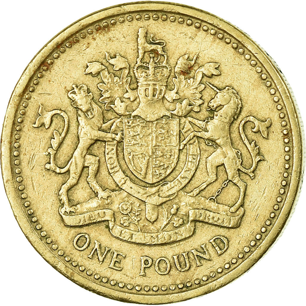 Münze, Großbritannien, Elizabeth II, Pound, 1983, S+, Nickel-brass, KM:933