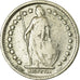 Coin, Switzerland, 1/2 Franc, 1921, Bern, VF(30-35), Silver, KM:23