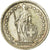 Moneda, Suiza, 1/2 Franc, 1957, Bern, MBC, Plata, KM:23