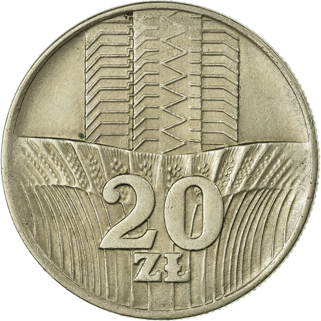 Munten, Polen, 20 Zlotych, 1976, Kremnica, ZF, Copper-nickel, KM:67