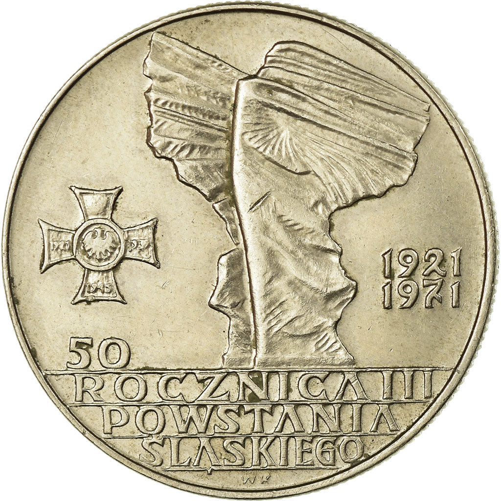 Moneda, Polonia, 10 Zlotych, 1971, Warsaw, MBC, Cobre - níquel, KM:64