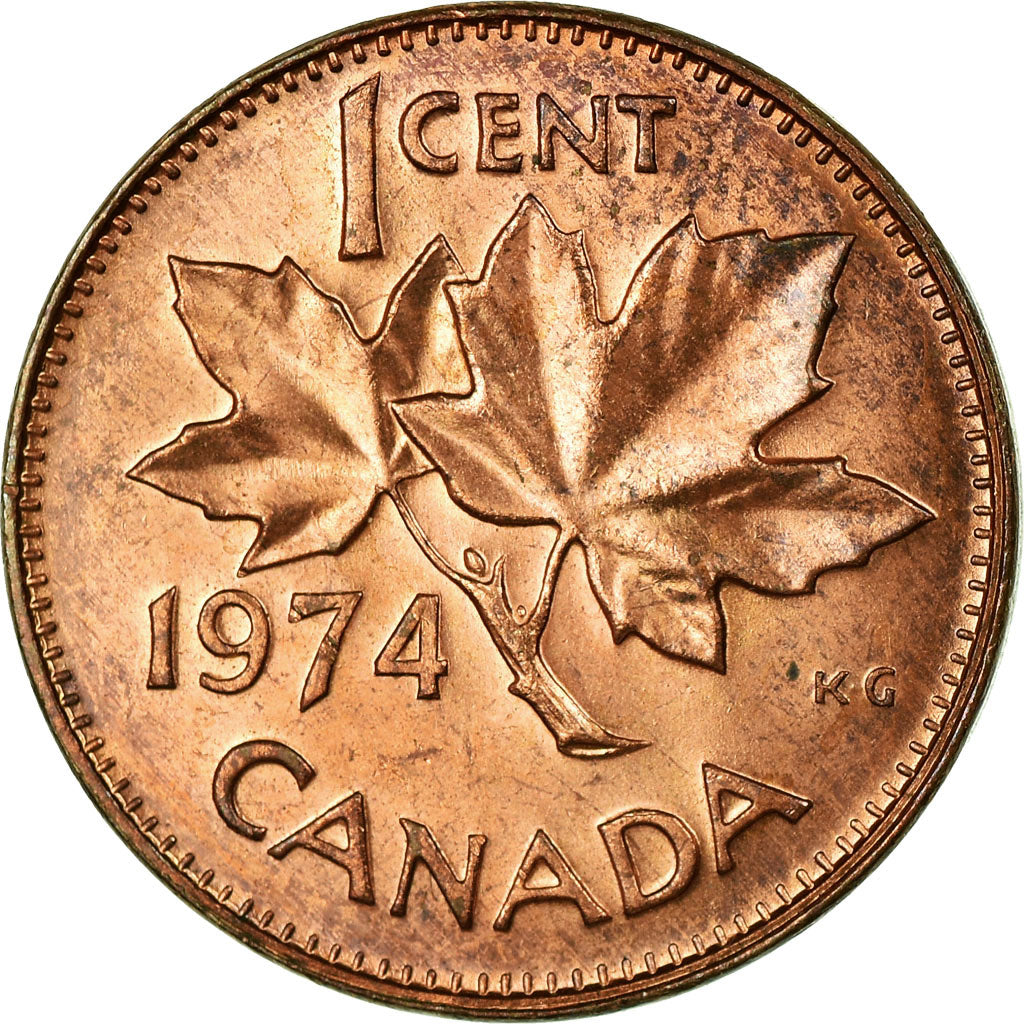 Monnaie, Canada, Elizabeth II, Cent, 1974, Royal Canadian Mint, Ottawa, TTB+