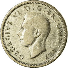 Coin, Great Britain, George VI, 6 Pence, 1945, VF(30-35), Silver, KM:852