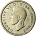 Coin, Great Britain, George VI, 6 Pence, 1945, VF(30-35), Silver, KM:852